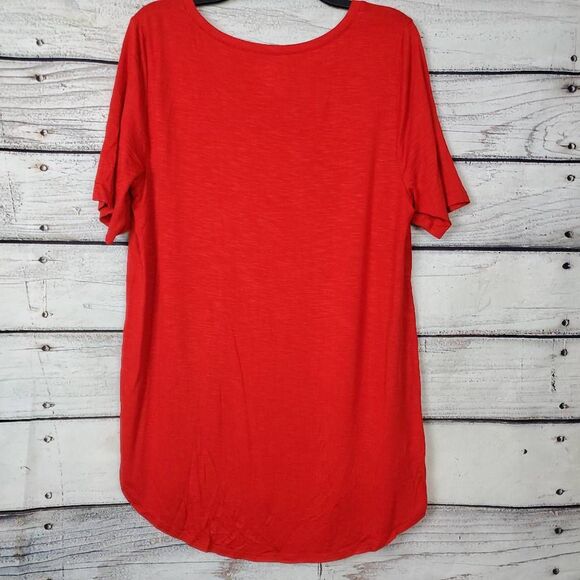 Maurices 24/7 Red Tunic Tee Women’s XL - Picture 3 of 6